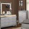 B225 Bedroom Set 5Pc in Light Gray by FDF