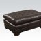 50770 Nigel Sectional Sofa in Brown Bonded Leather Match by Acme