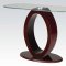 80415 Chastity Coffee Table in Wine by Acme w/Options