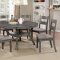 Juniper 5Pc Dining Set CM3162RT in Gray w/Options