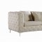 Scarlett Sofa 663 in Cream Velvet Fabric by Meridian w/Options