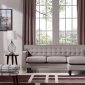 Tawny Sofa & Ottoman Set MB-1667 in Brow-Grey Fabric by VIG