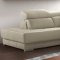 Shakira Sectional Sofa in Cream Leather by ESF