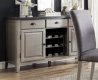 Mendel 5280-40 Server in Grey by Homelegance