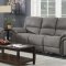 BMW Power Reclining Sofa in Grey Microfiber by ESF w/Options