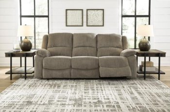 Draycoll Motion Sofa & Loveseat Set 76505 in Taupe by Ashley [SFAS-76505 Draycoll Taupe]