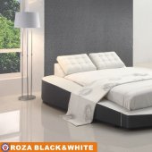 Black & White Roza Modern Bedroom w/Optional White Casegoods