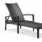 Black & White Modern Outdoor Bathing Lounge Chair