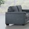 U861-GR Sofa & Loveseat Set by Global in Gray Fabric w/Options