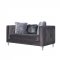 UFM802 Sofa in Grey Velvet Fabric by Global w/Options