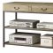 Rumi Entertainment Unit 5264 Light Burnished Wood by Homelegance