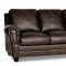 Solomon Sofa & Loveseat Set in Brown Full Italian Leather