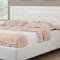 F9247 Bedroom Set by Boss in White w/Leatherette Upholstered Bed