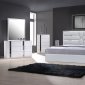 Da Vinci Bedroom Silver J&M w/Optional Palermo White Casegoods