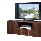 AV291-55 TV Stand in Dark Figured Sycamore by Pantek w/Options