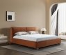 Serene Upholstered Bed in Chestnut by J&M