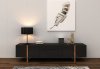 Viceroy Entertainment Center in Black Matte Lacquer - Casabianca