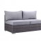 Sheffield Outdoor 4Pc Patio Sofa Set OT01091 in Gray by Acme