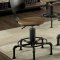 Fran Round Dining Table CM3373RT in Sand Black w/Options