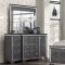 Penelope Bedroom in Metallic Grey by Global w/Options