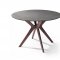 Redondo 5p Dining Set in Gray & Walnut by Whiteline Imports