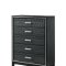 Haiden Bedroom Set 5Pc 28430 in Black by Acme w/Options