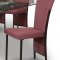 Glass Top & "V" Base Modern Dining Tabe w/Optional Chairs