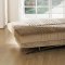 Light Brown Microfiber Contemporary Living Room w/Sleeper Sofa