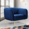 Harlow Sofa 685 in Navy Velvet Fabric by Meridian w/Options