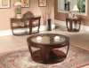 Espresso Finish Modern Coffee Table w/Optional Items