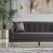 Livia Melson Dark Gray Sofa Bed by Bellona w/Options