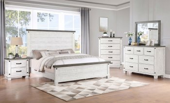 Lilith Bedroom 224471 in Distressed White by Coaster w/Options [CRBS-224471 Lilith]