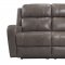 Cortana Power Motion Sofa & Loveseat Set Stone by Leather Italia