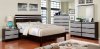 Euclid CM7205 5Pc Bedroom Set in Silver and Espresso Finish