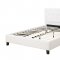 F9247 Bedroom Set by Boss in White w/Leatherette Upholstered Bed