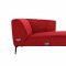 Morton Sectional Sofa 31806 in Red Fabric by VIG