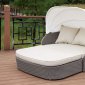 Aida 2Pc Outdoor Patio Daybed Set CM-OS2107 in Gray & Beige