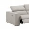 Picasso Power Motion Sofa Silver Gray Leather by J&M w/Options