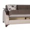 Trento Selen Brown Sofa Bed by Sunset w/Options