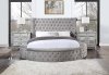 Gaiva Bedroom BD00967Q in Gray Velvet by Acme w/Options