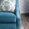 Celeste SM2226 Sofa in Azure Blue Fabric w/Options