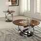 Olly 3Pc Coffee & End Tables Set 80925 in Satin Black by Acme