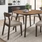 Beane 5Pc Dining Set 5700-48 in Walnut by Homeleance