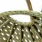 Wicker Hanging Double Egg Swing Chair ESCU57BG by LeisureMod