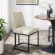 Amplify Dining Chair Set of 2 in Beige Fabric by Modway