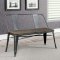 Cooper Dining Set CM3529GY in Gray Metal & Natural Elm w/Options