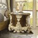 Desiderius Nightstand BD20003 Antique Gold & Dark Brown by Acme