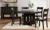 Haddie 5Pc Dinette Set 72215 in Distressed Walnut by Acme