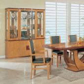 Two-Tone Contemporary Dining Set