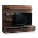 Brown Finish Modern TV Stand & Wall Unit